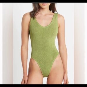 Bond-Eye Mara One Piece Green Swimsuit Bathing Suit